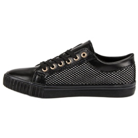 Low Sneakers With Mesh black 2