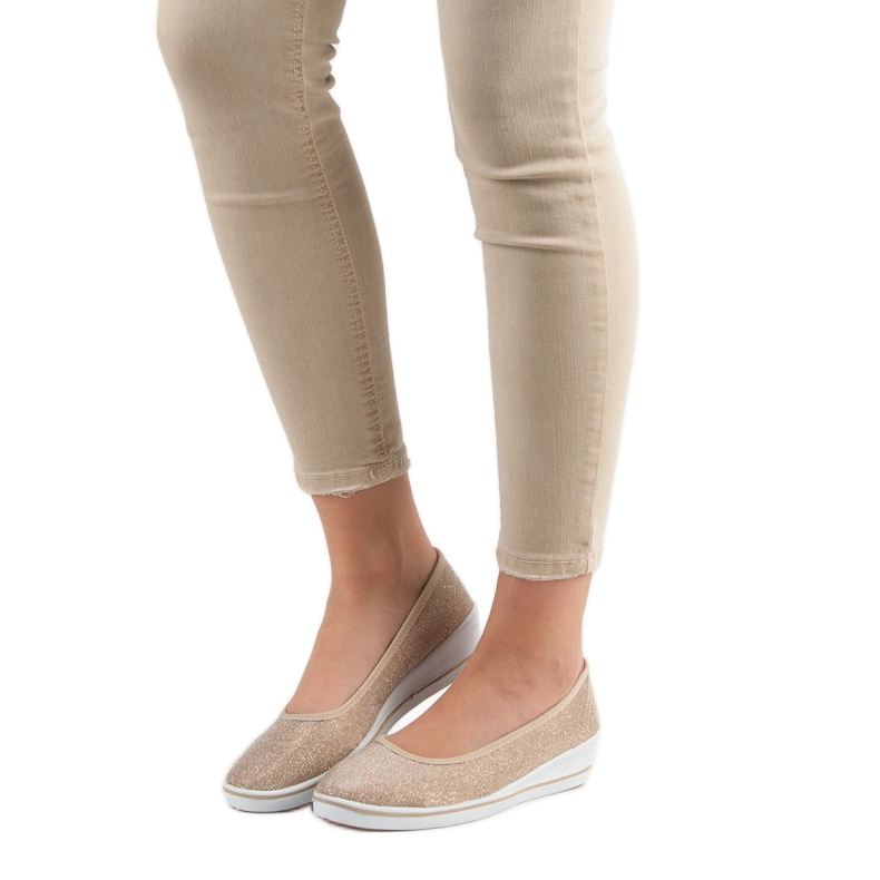 Comer Golden Wedge Sneakers 1