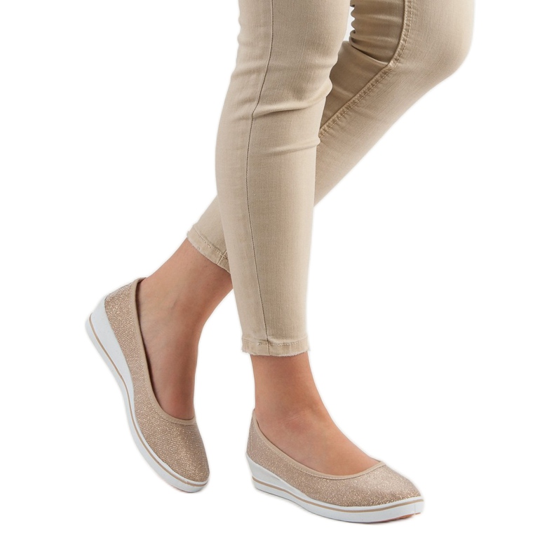 Comer Golden Wedge Sneakers 2