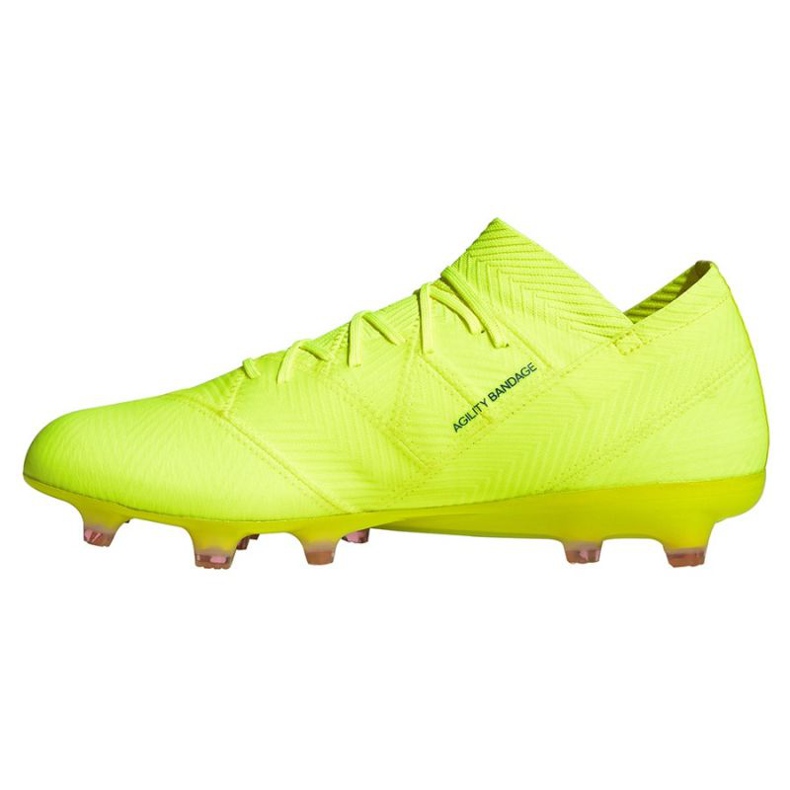 Adidas Nemeziz 18.1 FG M BB9426 football boots yellow 1 Adidas Nemeziz 18.1 FG M BB9426 football boots yellow 1