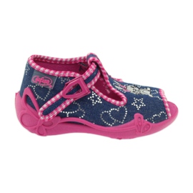 Befado children's shoes 213P106 blue pink 1 Befado children's shoes 213P106 blue pink 1