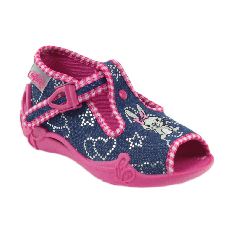 Befado children's shoes 213P106 blue pink 2 Befado children's shoes 213P106 blue pink 2