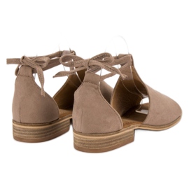VINCEZA beige sandals 1