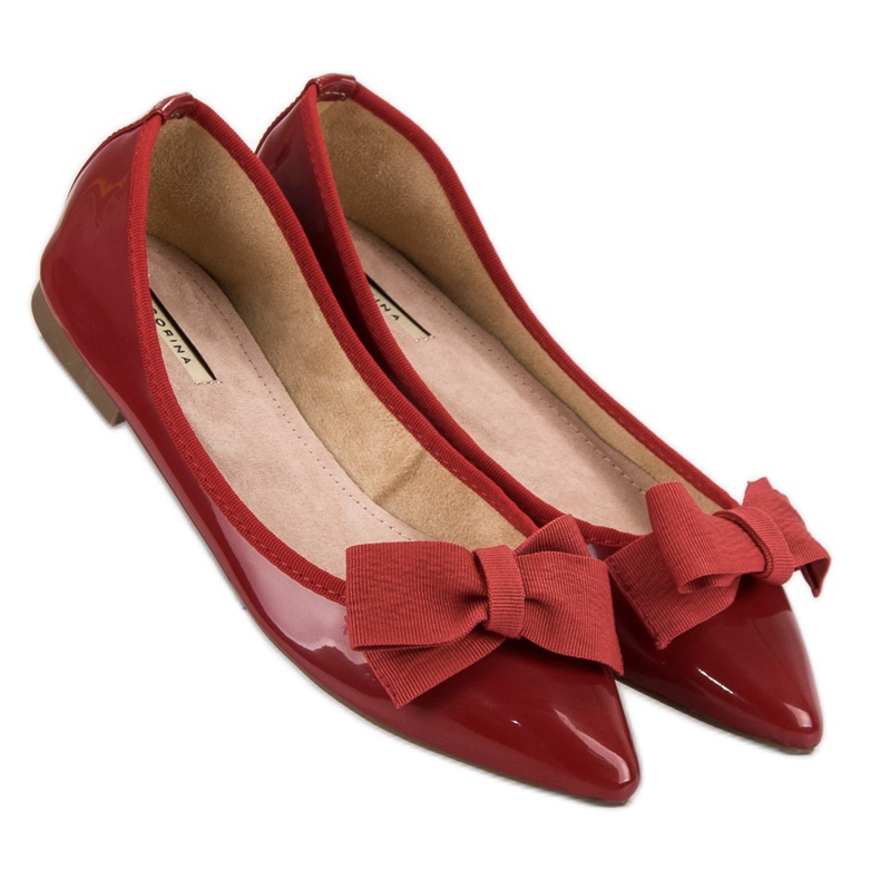 Corina Lacquered Ballerina With A Bow 1