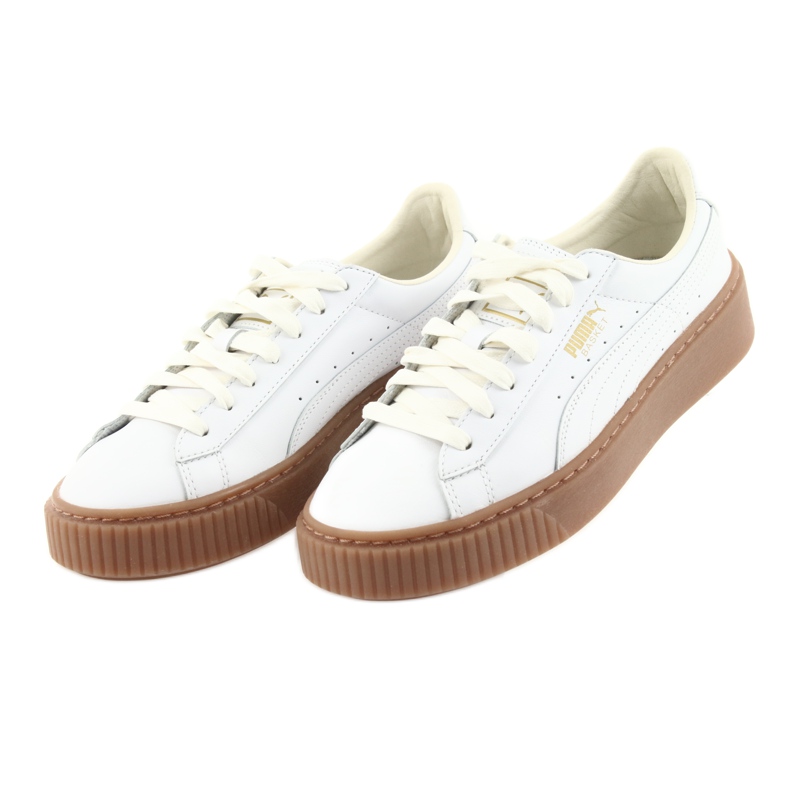 Puma Basket Platform Core W 001 women's shoe white 3