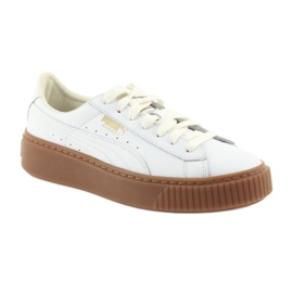 Puma Basket Platform Core W 001 women s shoe white KeeShoes