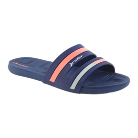 Rider 82504 women's pool slippers navy blue pink 1 Rider 82504 women's pool slippers navy blue pink 1
