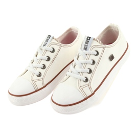 Big Star children's sneakers tied 374085 white 4
