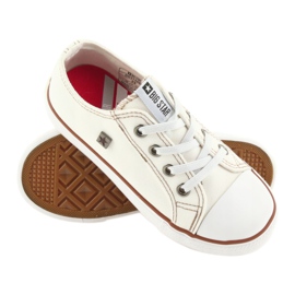 Big Star children's sneakers tied 374085 white 3