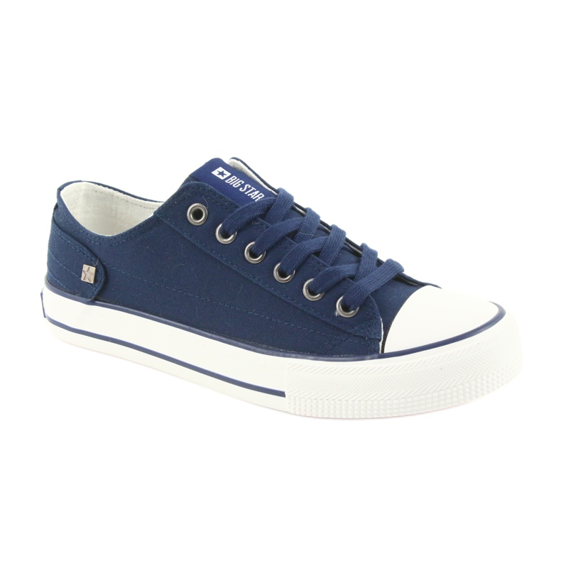 Big star 274335 tied sneakers navy blue 1 Big star 274335 tied sneakers navy blue 1