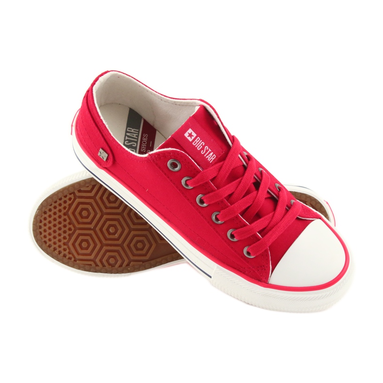 Red Big Star 274339 tied sneakers 3