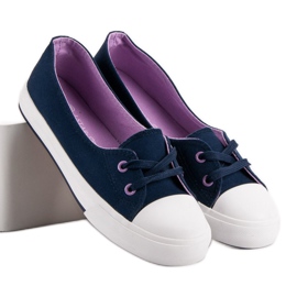 J. Star Navy blue sneakers 2