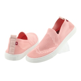 Big Star Openwork Sneakers Sneakers 274786 Salmon pink 5