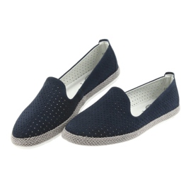 Filippo Lordsy women's ballerinas espadrilles F 081 navy blue 3