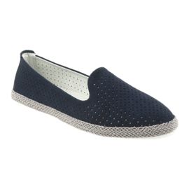 Filippo Lordsy women's ballerinas espadrilles F 081 navy blue 1