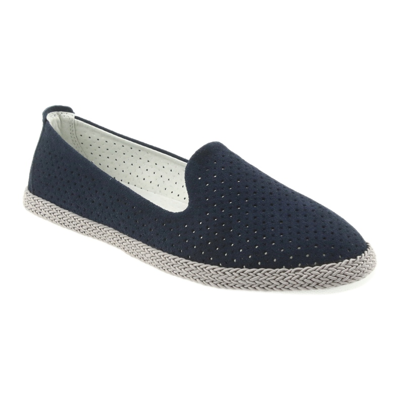 Filippo Lordsy women's ballerinas espadrilles F 081 navy blue 1