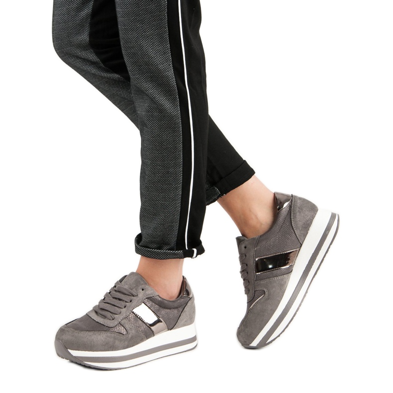 Bestelle Fashionable Gray Sneakers grey 2