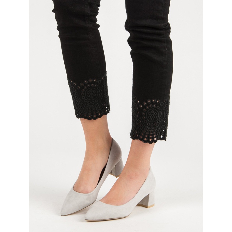 Diamantique Elegant Gray Pumps grey 1