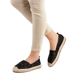 Sweet Shoes Lace Espadrilles black 2