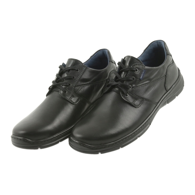 Badura black shoes for men comfort 3509 4