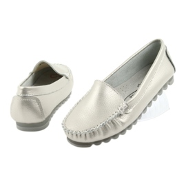 Silver leather loafers Filippo 130 grey 5 Silver leather loafers Filippo 130 grey 5