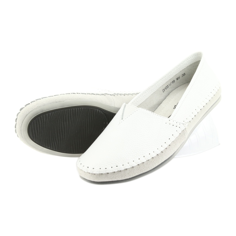 Women's loafers Filippo 031 white grey 5 Women's loafers Filippo 031 white grey 5