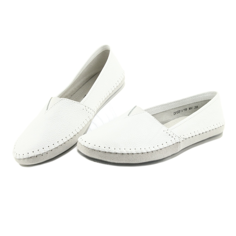 Women's loafers Filippo 031 white grey 3