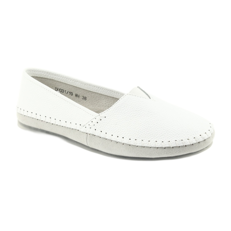 Women's loafers Filippo 031 white grey 1 Women's loafers Filippo 031 white grey 1