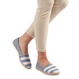 Sweet Shoes Striped Slipons grey multicolored 2
