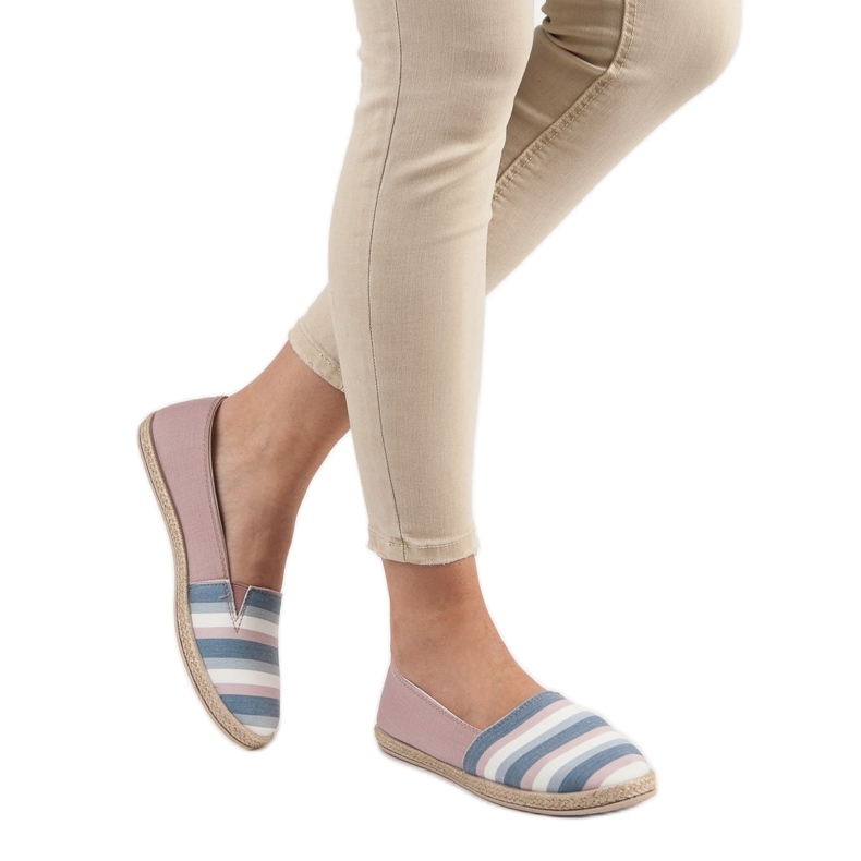 Sweet Shoes Striped Slipons multicolored pink 2