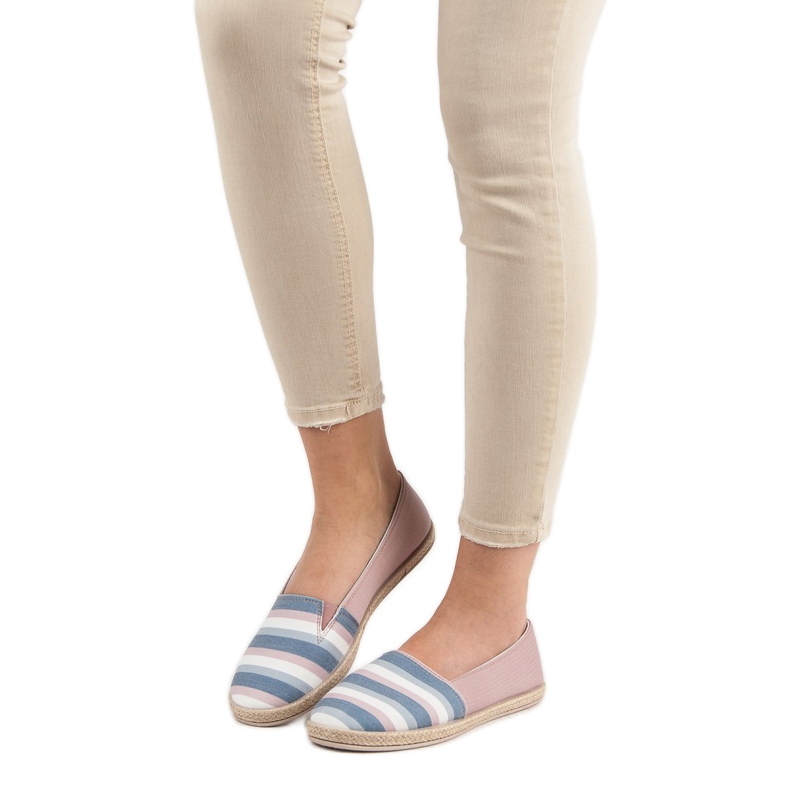 Sweet Shoes Striped Slipons multicolored pink 1