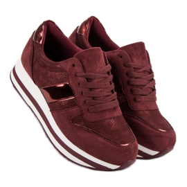 Bestelle Fashionable burgundy sneakers multicolored red 1 Bestelle Fashionable burgundy sneakers multicolored red 1