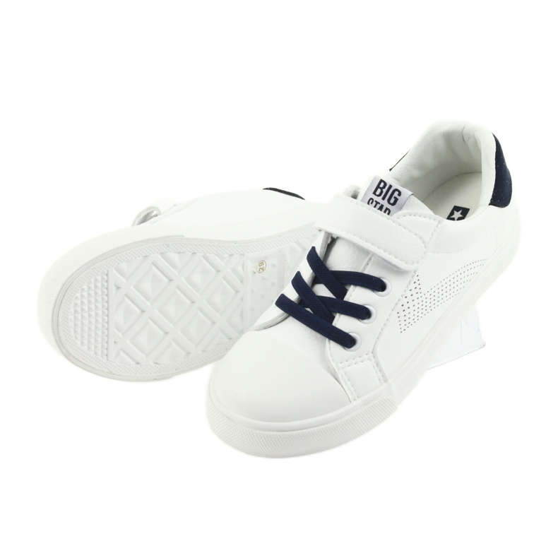 Big Star Velcro sneakers 374107 white navy blue 5