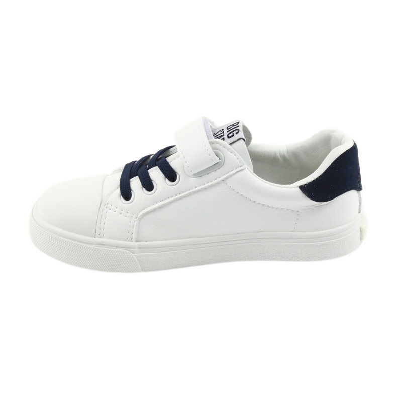 Big Star Velcro sneakers 374107 white navy blue 2 Big Star Velcro sneakers 374107 white navy blue 2