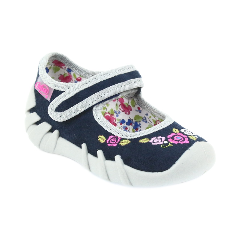 Befado children's shoes 109P170 grey navy blue 2
