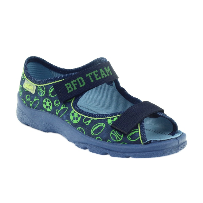 Befado children's shoes 969X124 blue green navy blue 2