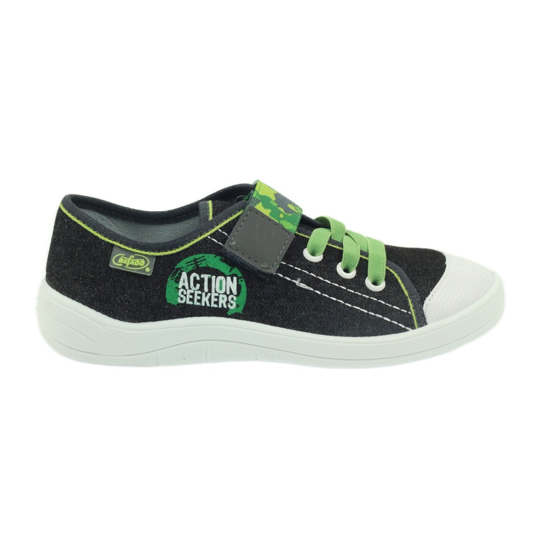Befado children's shoes 251Y102 black green 1