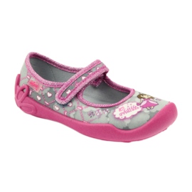 Befado children's shoes 114X305 grey pink 2