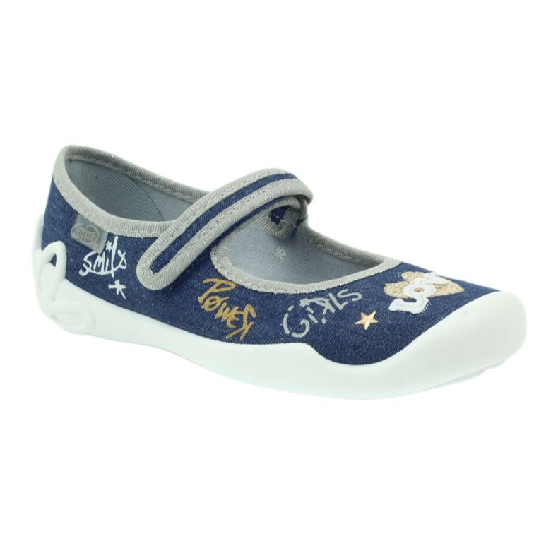 Befado children's shoes 114Y313 blue grey 1