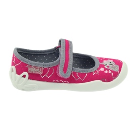 Befado children's shoes 114X308 grey pink 1