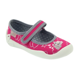 Befado children's shoes 114X308 grey pink 2