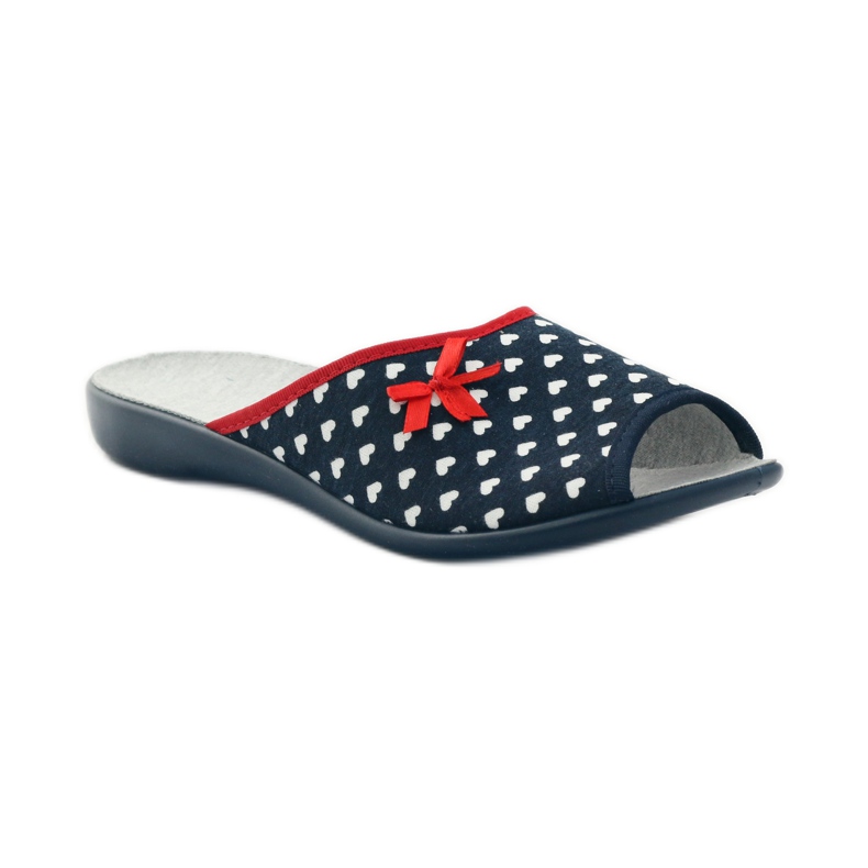 Befado women's shoes pu 254D063 white navy blue 1 Befado women's shoes pu 254D063 white navy blue 1