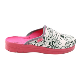 Befado children's shoes coloring pattern 708X003 pink white 1