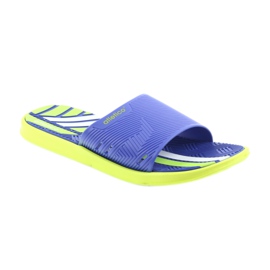 Men's slippers for the Atletico lime pool blue green 1
