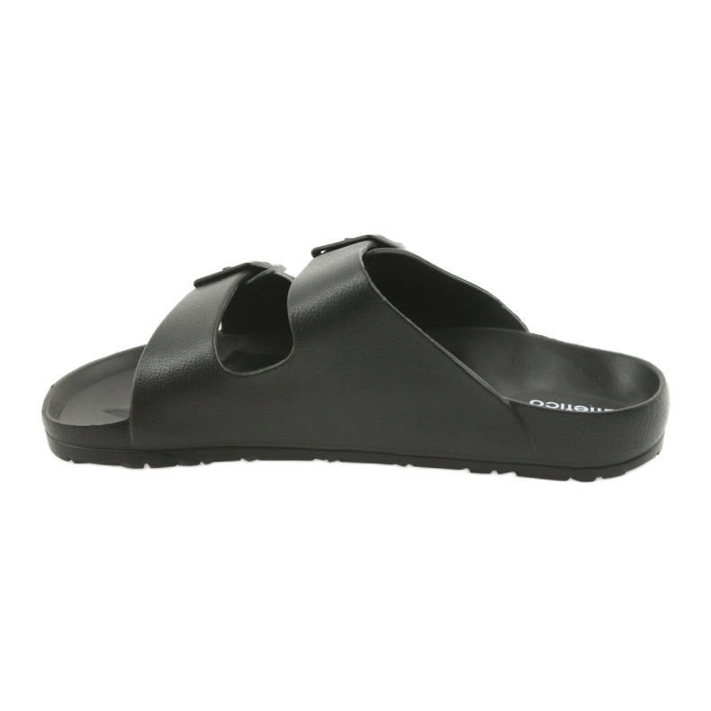Atletico black men's profiled slippers 2