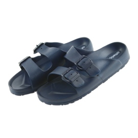 Atletico navy blue men's profiled slippers 3