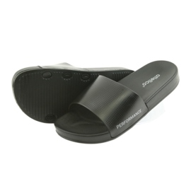 Atletico black men's profiled slippers 4