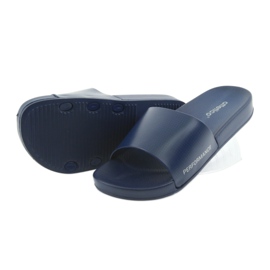 Atletico navy blue men's profiled slippers 3