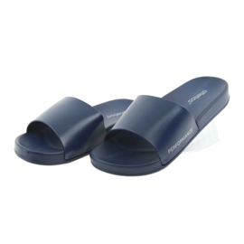 Atletico navy blue men's profiled slippers 2