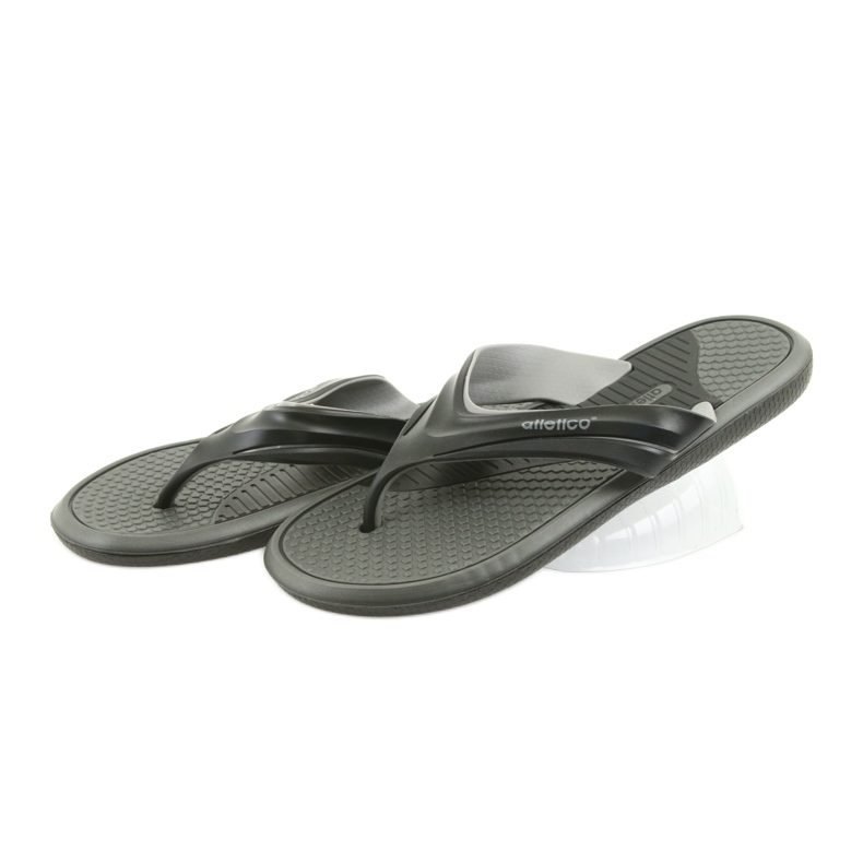 Atletico black men's flip-flops grey 2